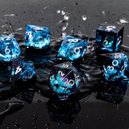 Metal RPG Dice Kit