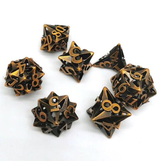 Metal RPG Dice Kit