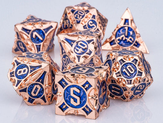Metal RPG Dice Kit