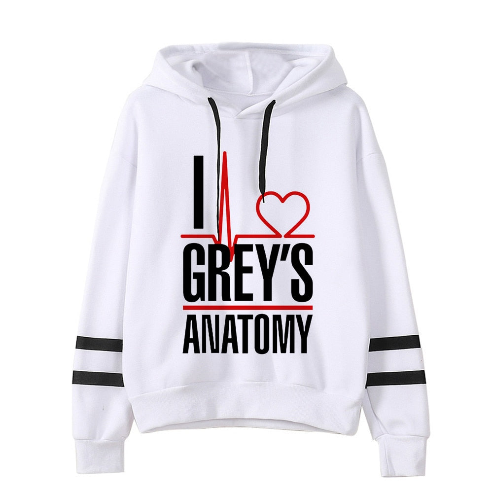 Unisex Greys Anatomy Sweatshirt Women You&#39;re My Person Hoodies Korean Style Harajuku Hooded Ulzzang Aesthetic Anime Hoody Female - NERD BEM TRAJADO