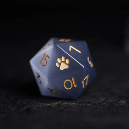 Kit de Dados RPG de Obsidiana