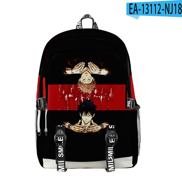 Manga Collage Backpack for Girls Boys Travel Rucksack Satoru Gojo Jujutsu Kaisen Itadori Megumi Anime Backpacks for Teenage - NERD BEM TRAJADO