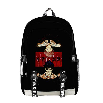 Manga Collage Backpack for Girls Boys Travel Rucksack Satoru Gojo Jujutsu Kaisen Itadori Megumi Anime Backpacks for Teenage - NERD BEM TRAJADO