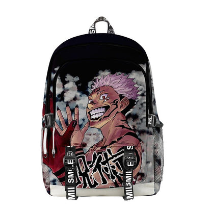 Manga Collage Backpack for Girls Boys Travel Rucksack Satoru Gojo Jujutsu Kaisen Itadori Megumi Anime Backpacks for Teenage - NERD BEM TRAJADO