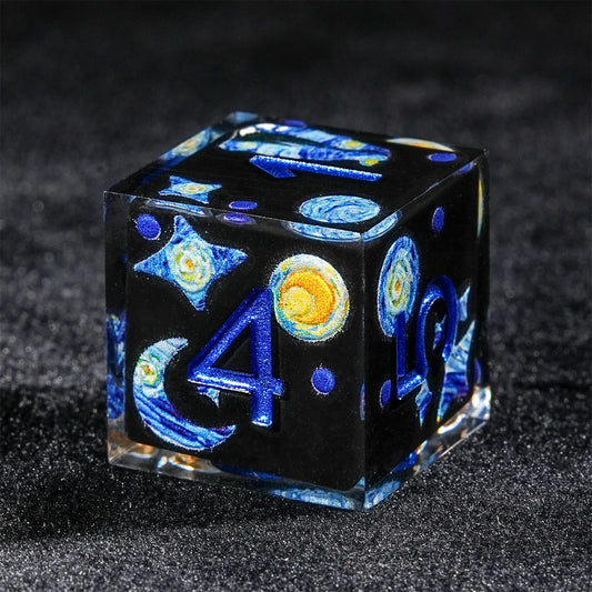 Kit de Dados RPG de Resina