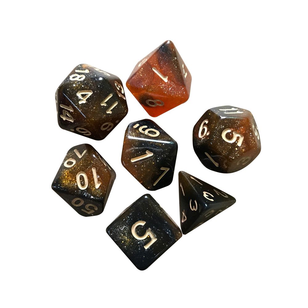 Kit de Dados RPG de Resina - NERD BEM TRAJADO