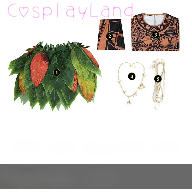 Fantasia para Cosplay Mauí - Moana