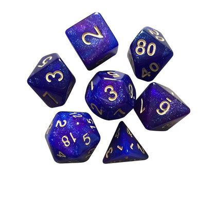 Kit de Dados RPG de Resina - NERD BEM TRAJADO