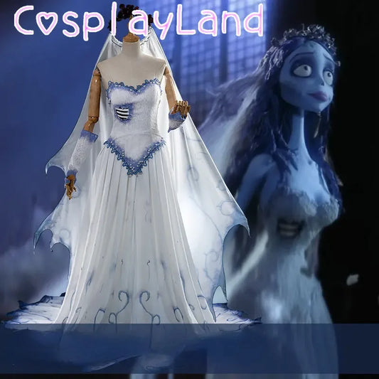 Fantasia para Cosplay Noiva Cadáver