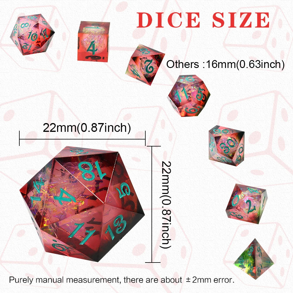 Resin RPG Dice Kit