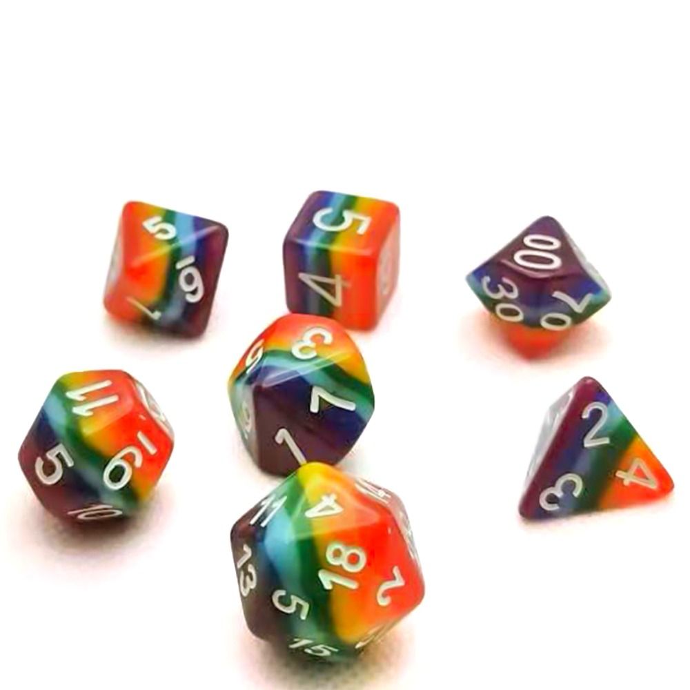 Kit de Dados RPG de Resina - NERD BEM TRAJADO