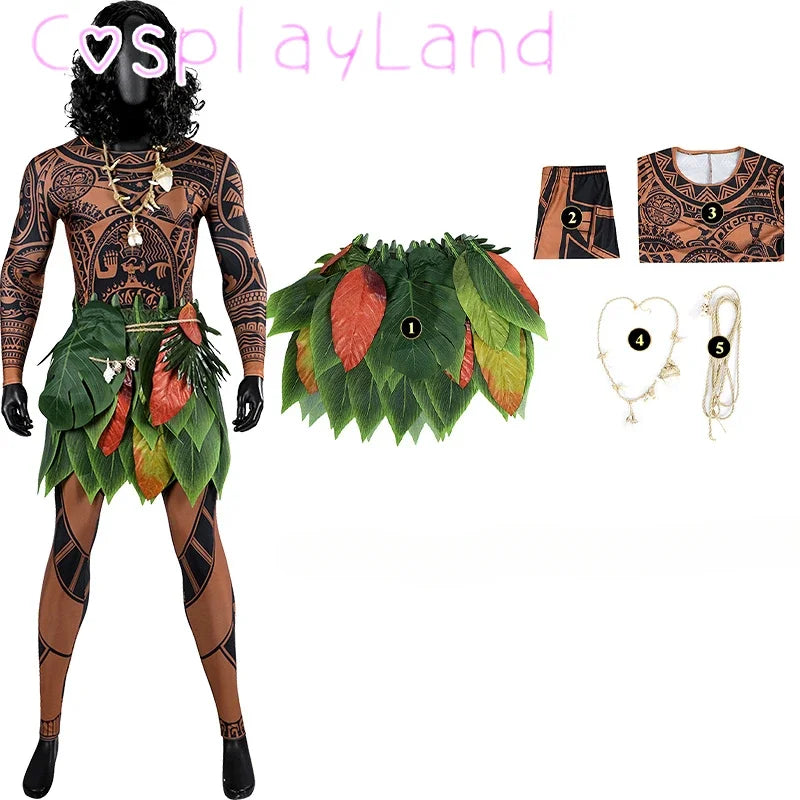 Fantasia para Cosplay Mauí - Moana