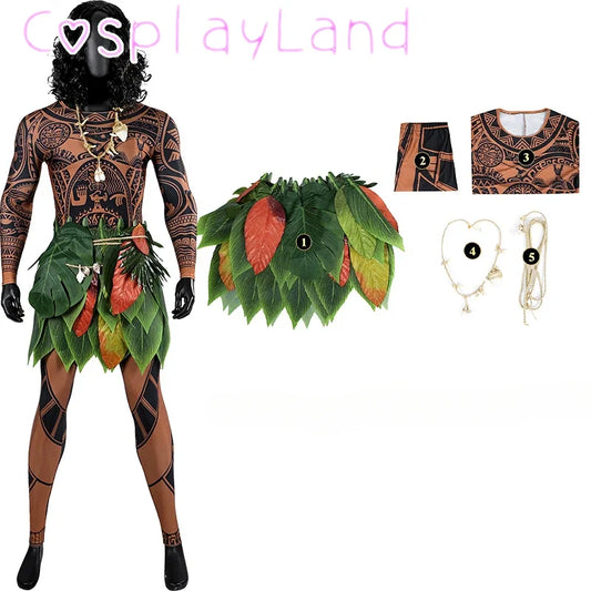 Fantasia para Cosplay Mauí - Moana