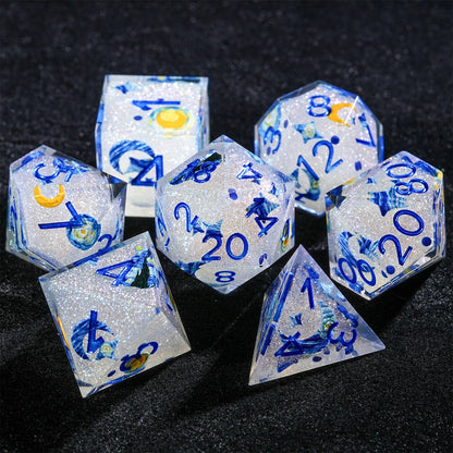 Kit de Dados RPG de Resina