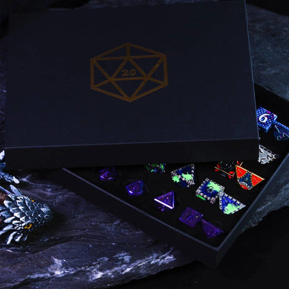 Box de Dados RPG de Metal