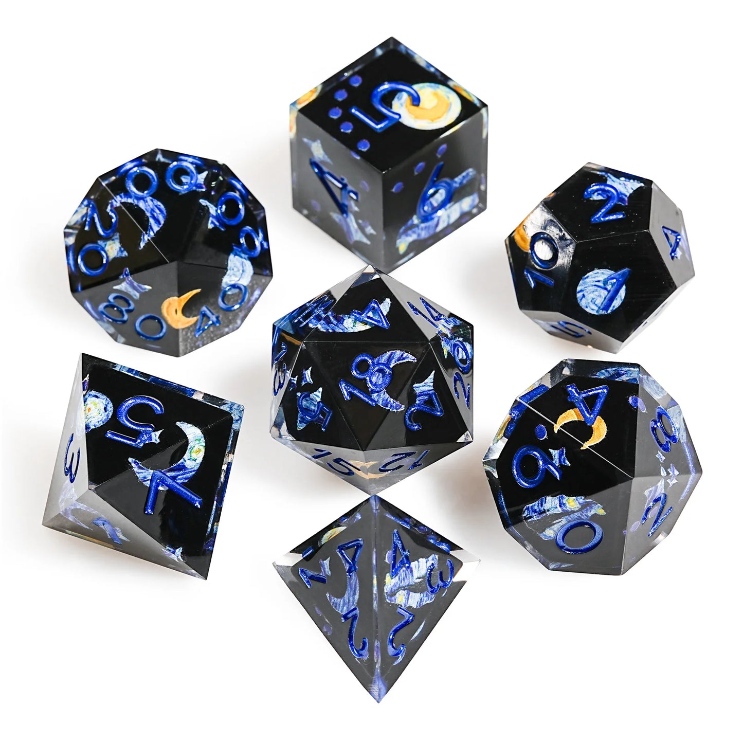 Kit de Dados RPG de Resina