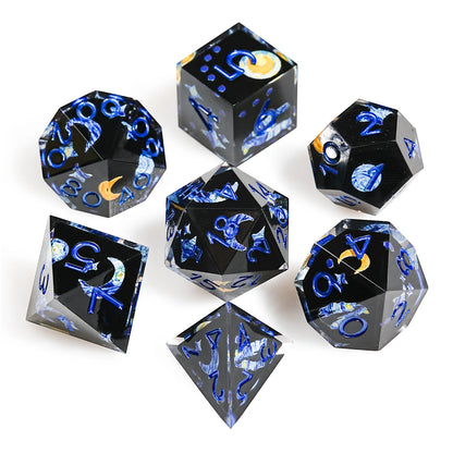 Kit de Dados RPG de Resina