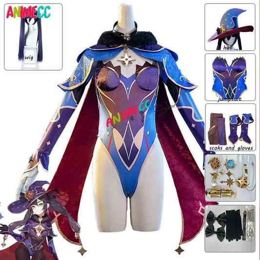 Fantasia para Cosplay Mona - Genshin Impact