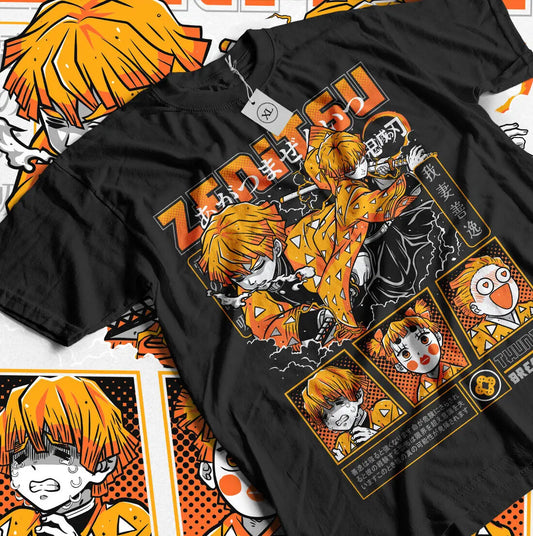 Camiseta Zenitsu - Demon Slayer