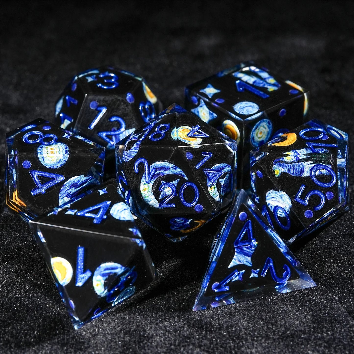 Kit de Dados RPG de Resina