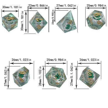 Kit de Dados RPG de Resina