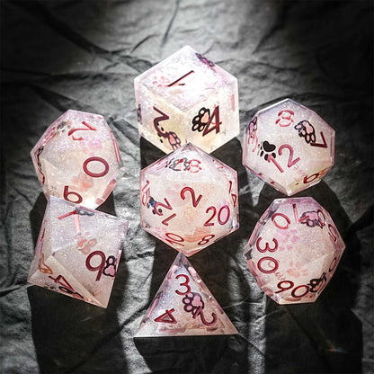 Kit de Dados RPG de Resina