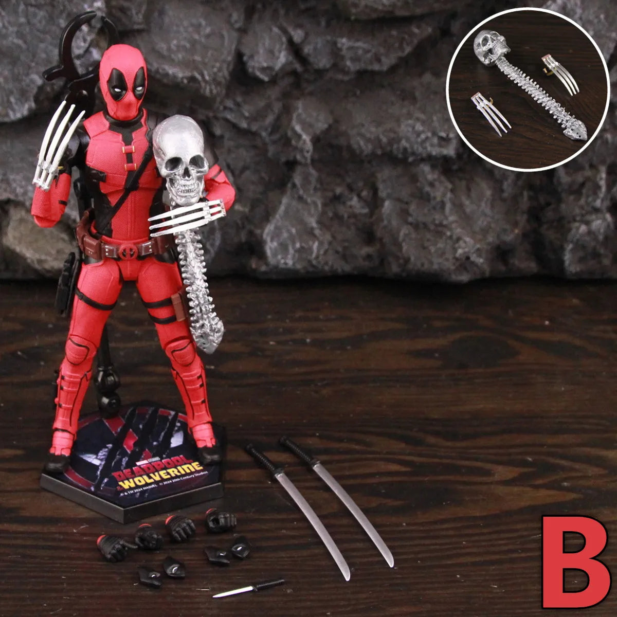 Action Figure Deadpool e Wolverine - Marvel