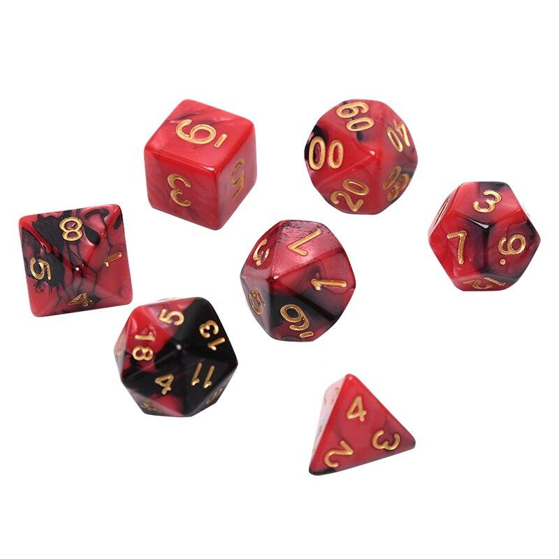 Kit de Dados RPG de Resina - Com 49 Peças - NERD BEM TRAJADO