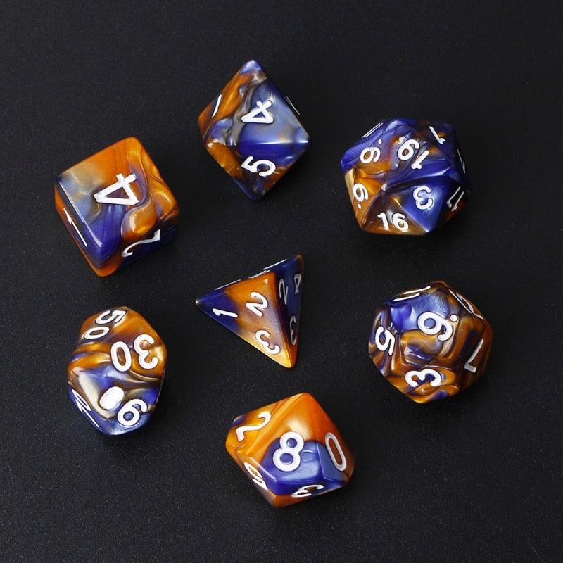 Kit de Dados RPG de Resina - NERD BEM TRAJADO