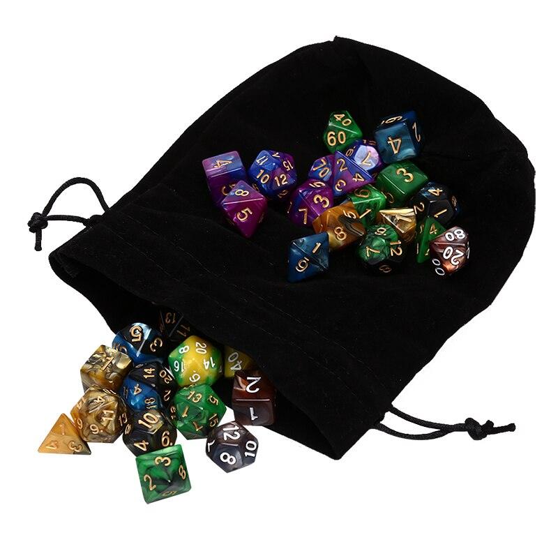 Kit de Dados RPG de Resina - Com 49 Peças - NERD BEM TRAJADO