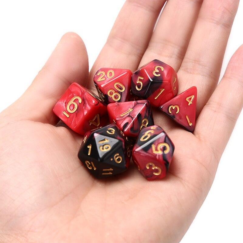 Kit de Dados RPG de Resina - Com 49 Peças - NERD BEM TRAJADO