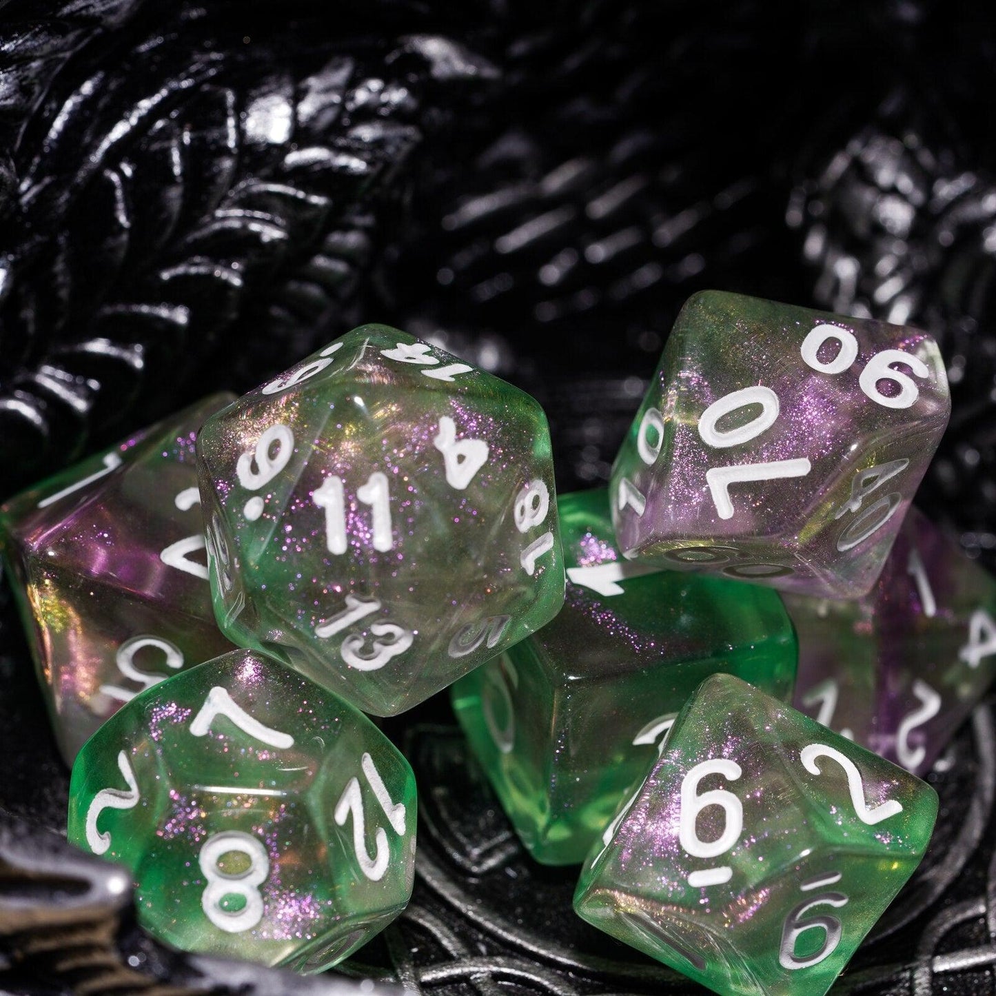 Kit de Dados RPG de Resina - NERD BEM TRAJADO