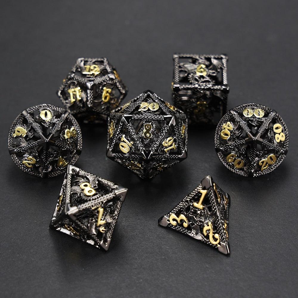 Kit de Dados RPG de Metal - NERD BEM TRAJADO