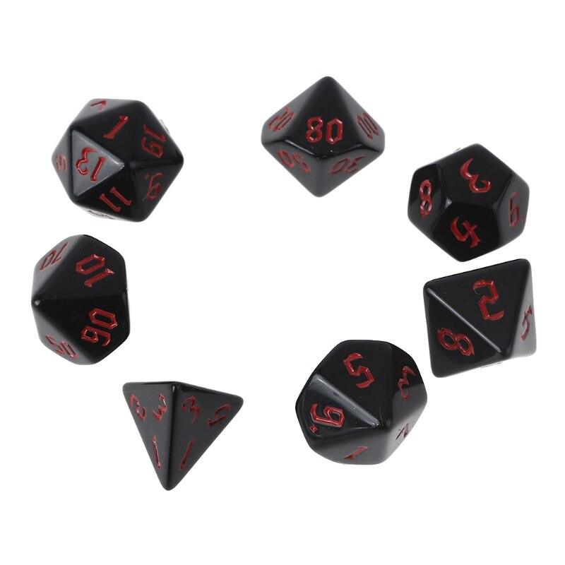 Kit de Dados RPG de Resina - NERD BEM TRAJADO